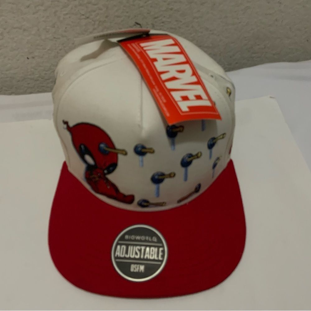 NWT Deadpool by Skottie Young Snapback Hat Marvel